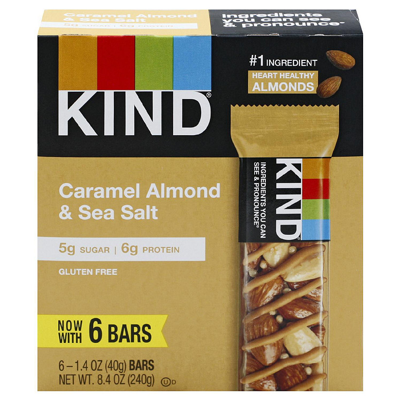 Kind - Bar Caramel Almond Sea Salt - Case of 10-6/1.4 OZ Image