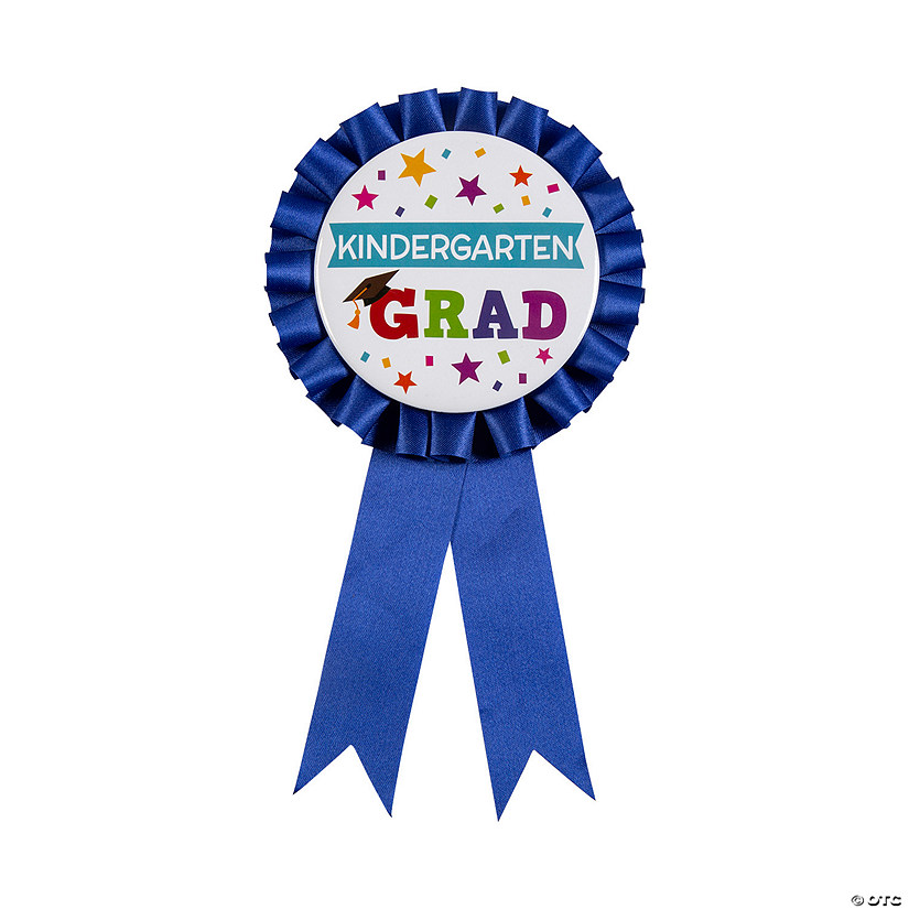 Kindergarten Grad Award Ribbons - 12 Pc.