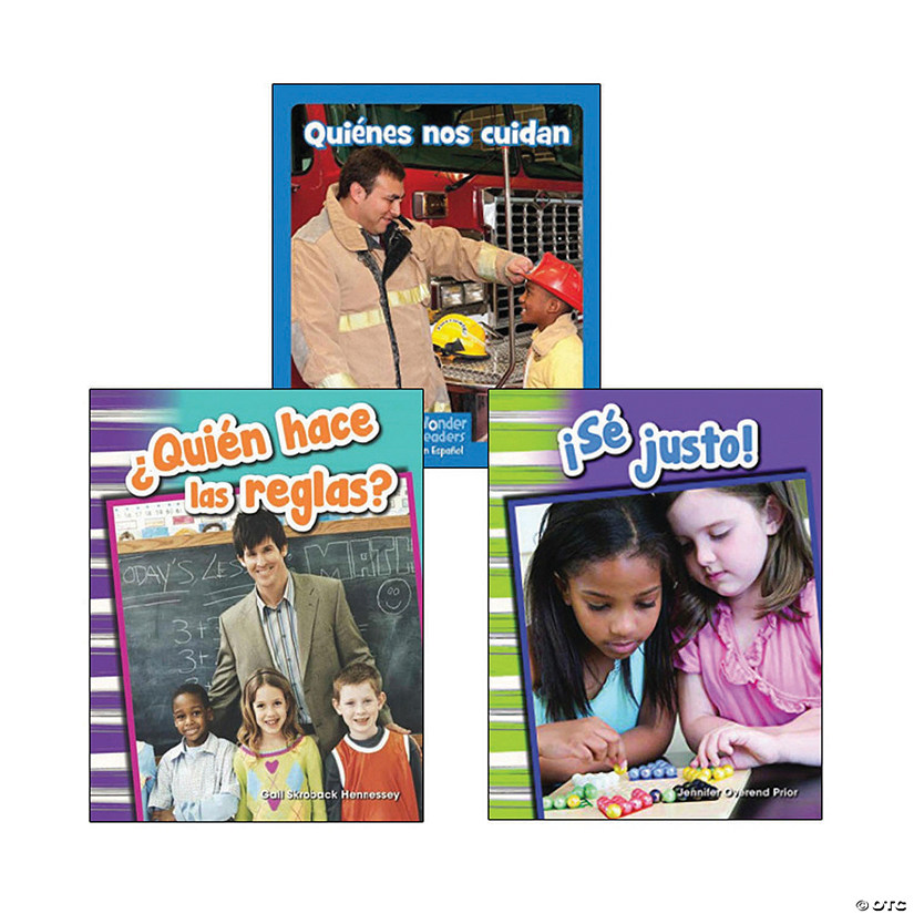 Kindergarten Spanish Social Studies: Civics and Government Book Set Image