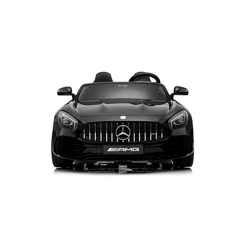 KingToys Black 12V Mercedes Benz AMG GTR 2 Seater Kids Ride On Car With Remote Control Image