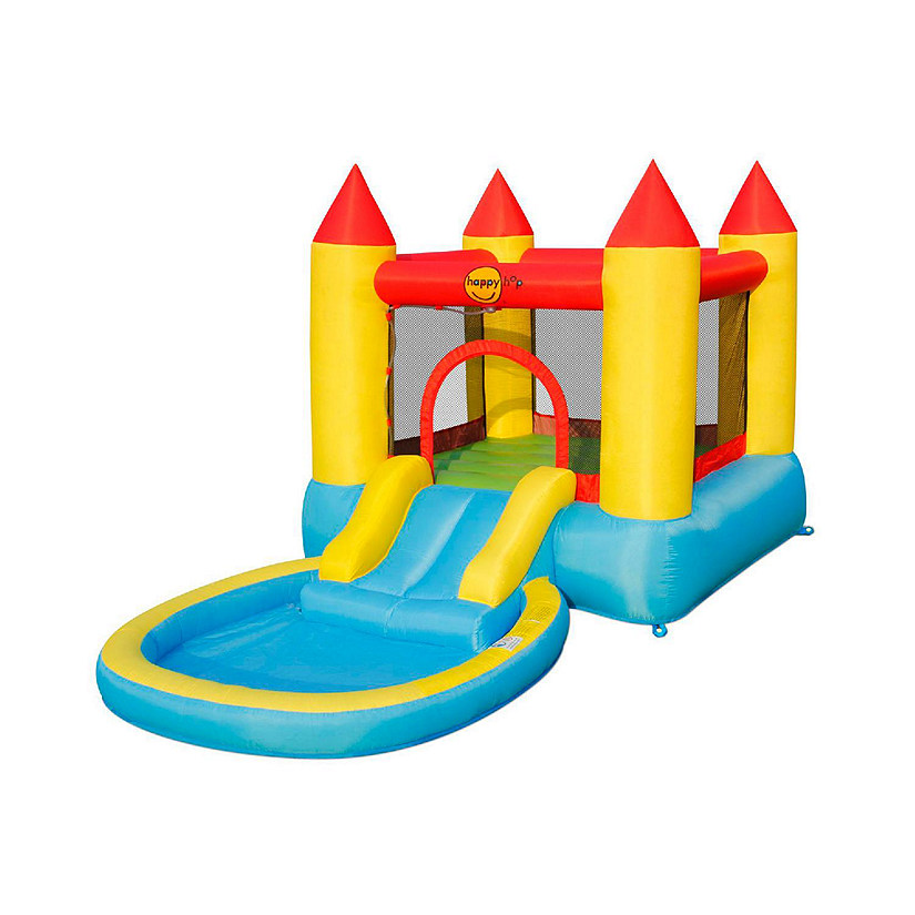 KingToys Happy Hop Bouncy Castle with Pool Slide Image
