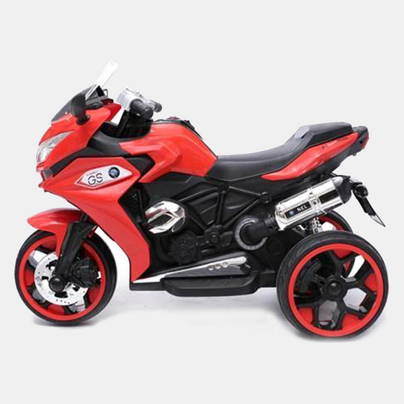 KingToys Red Kids Ride On Electric Motorcycle Ages 3 to 8 Yrs Image
