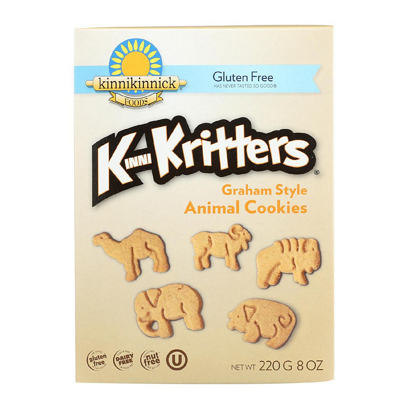 Kinnikinnick Kinnikritter Animal Cookies 8 oz Pack of 6 Image