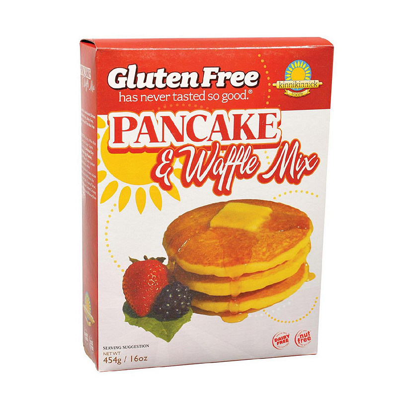 Kinnikinnick Pancake & Waffle Mix -Gluten Free - Case of 6 - 16 oz Image