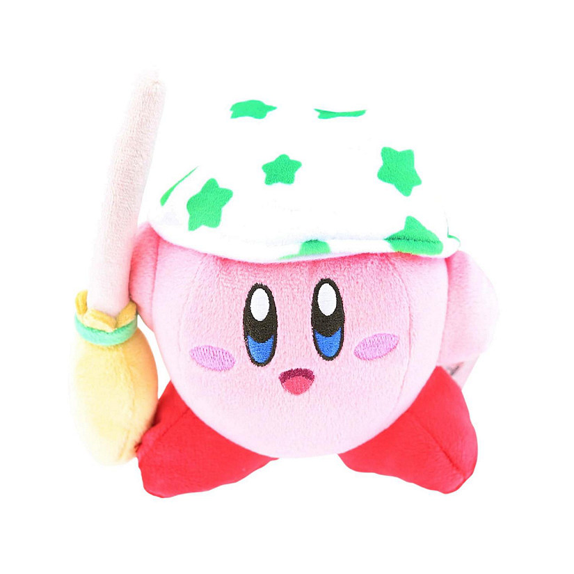 Kirby Adventure All Star 5 Inch Plush Collection  Kirby Cleaning Image