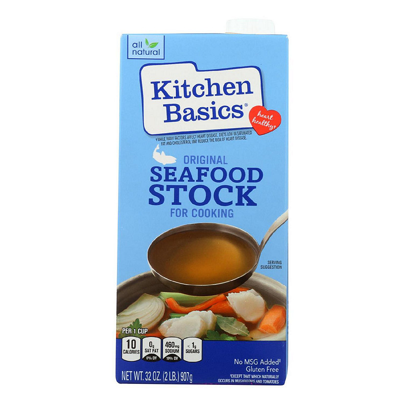 Kitchen Basics Seafood Stock - Case of 12 - 32 Fl oz. Image