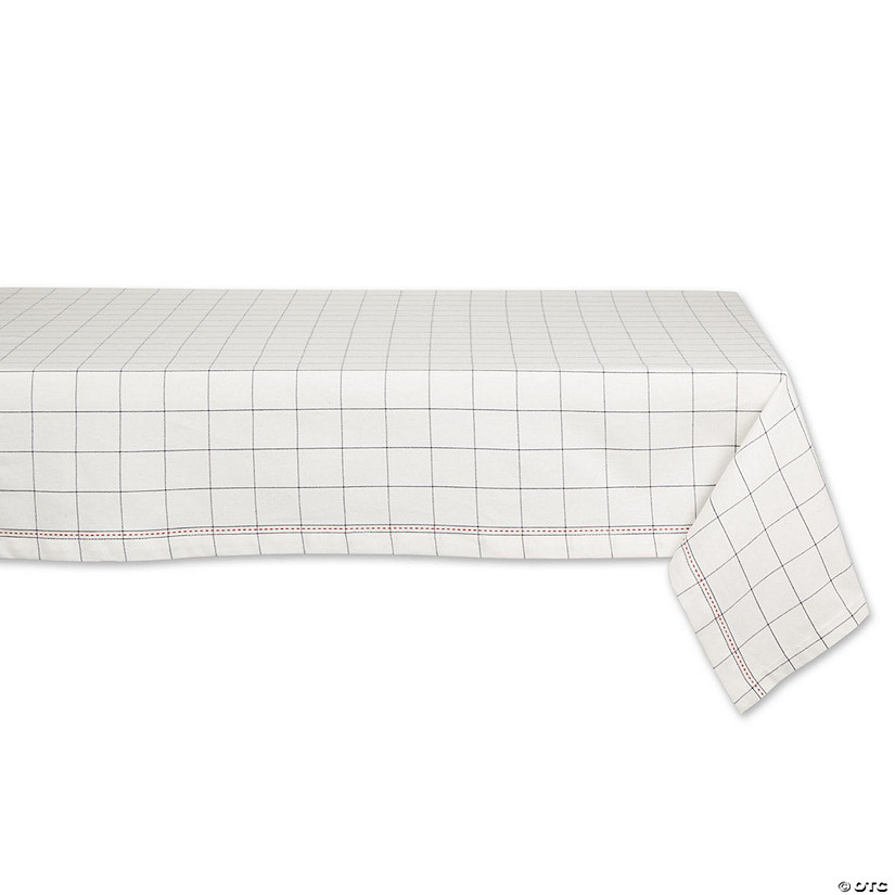 Kitchen Windowpane Tablecloth 60X104" Image
