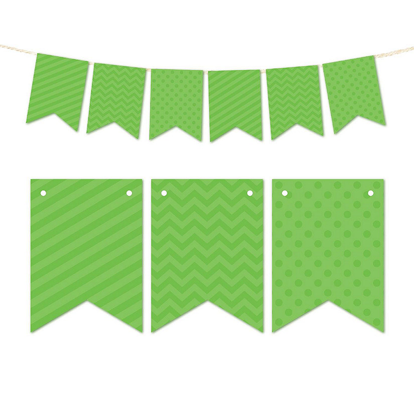 Kiwi Green Bunting Banner 9ft Image