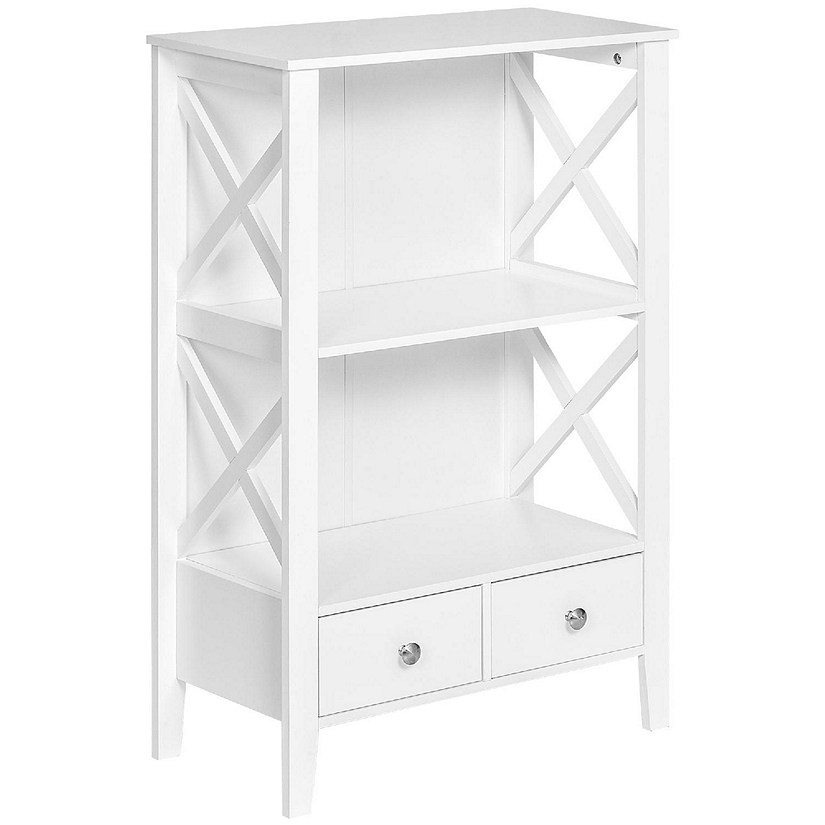 https://s7.orientaltrading.com/is/image/OrientalTrading/PDP_VIEWER_IMAGE/kleankin-x-frame-freestanding-floor-bathroom-storage-with-two-drawers-storage-organizer-cabinet-with-3-shelves-white~14218072$NOWA$