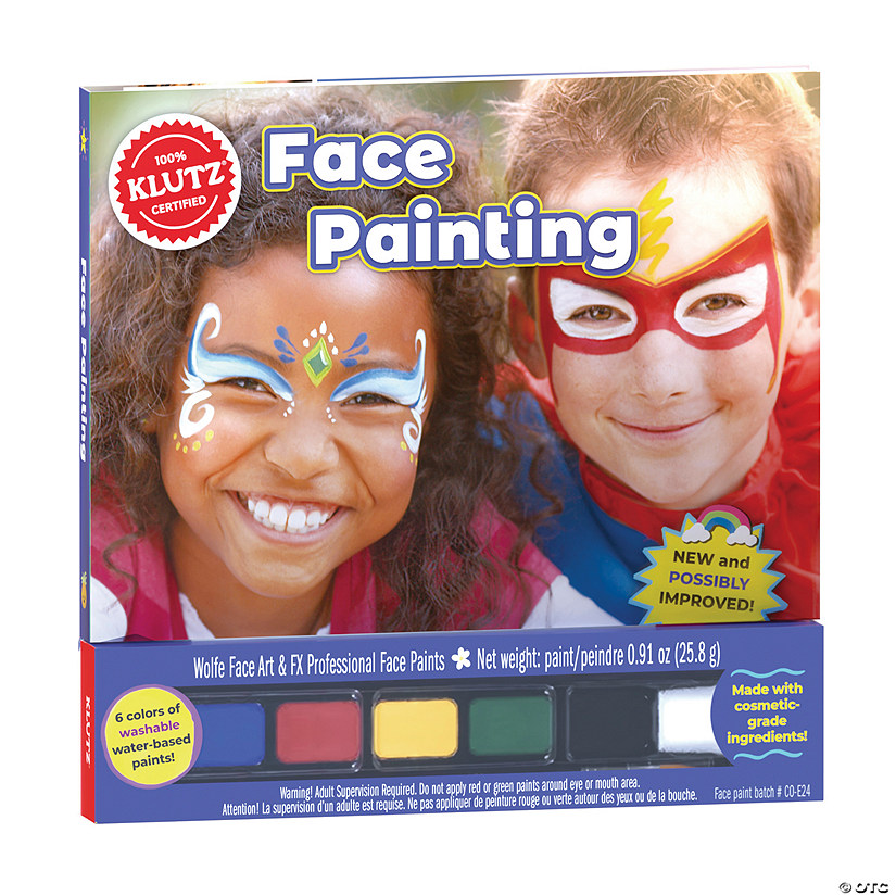 KLUTZ Face Painting Kit &amp;#8211; All-in-One Creative Party Set Image