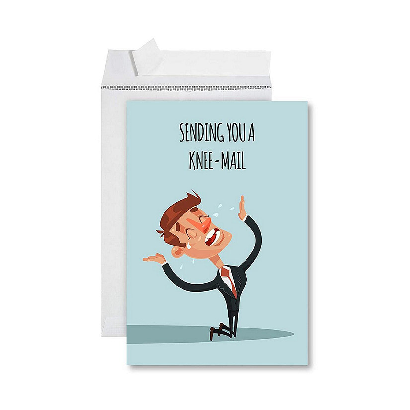 Knee-Mail Sorry Card 8.5x11IN Image