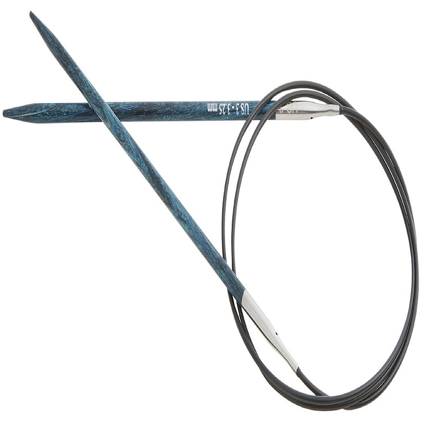 KnitPro KP10516 Nova Aiguilles Circulaires Fixes Bois Argent