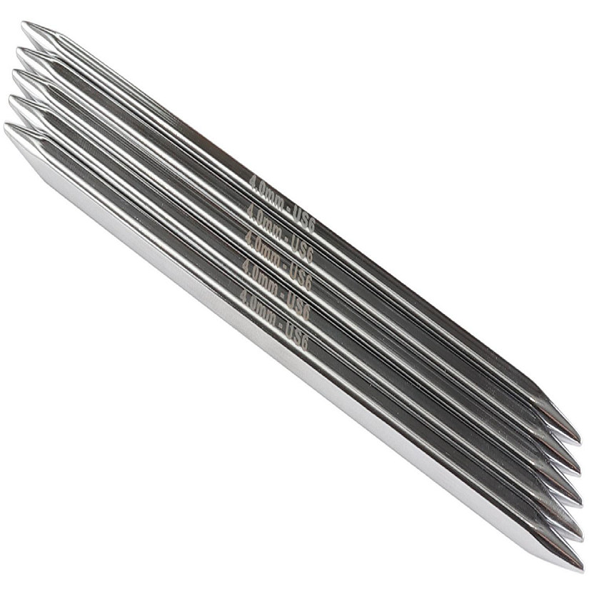 KnitPro-Nova Cubics Double Point Knitting Needles 6"-Size 6/4.00mm Image