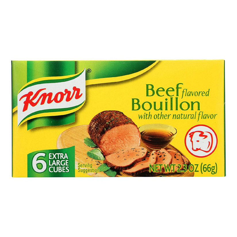 Knorr Bouillon Cubes - Beef - Extra Large - 2.3 oz - Case of 24