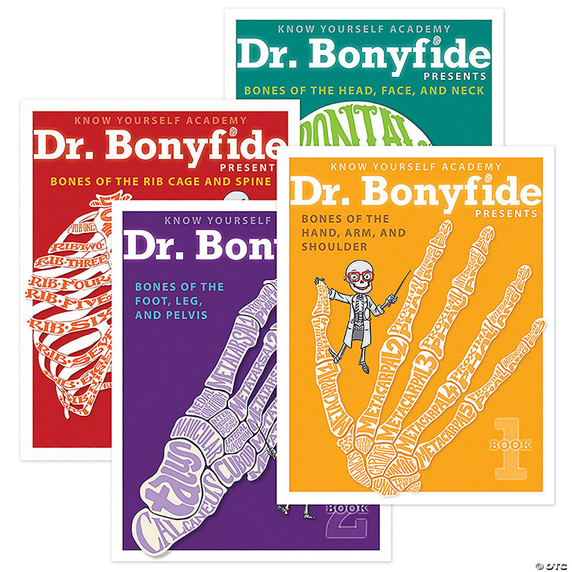 Know Yourself 4 Book Set: Dr. Bonyfide Presents 206 Bones of the Human Body Image