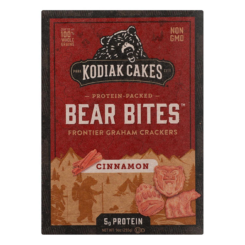 8ct Kodiak Cakes Cracker Graham Cinnamon Case of 8 9 oz Burgundy