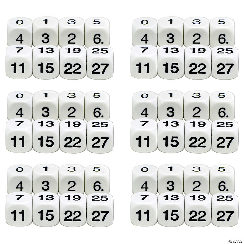 Koplow Games Math Numbers Dice, 6 Sets Image