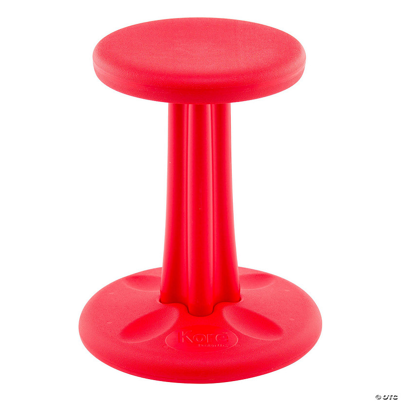 Kore Designs&amp;#8482; Junior Wobble Active Chair, 16" Red Image
