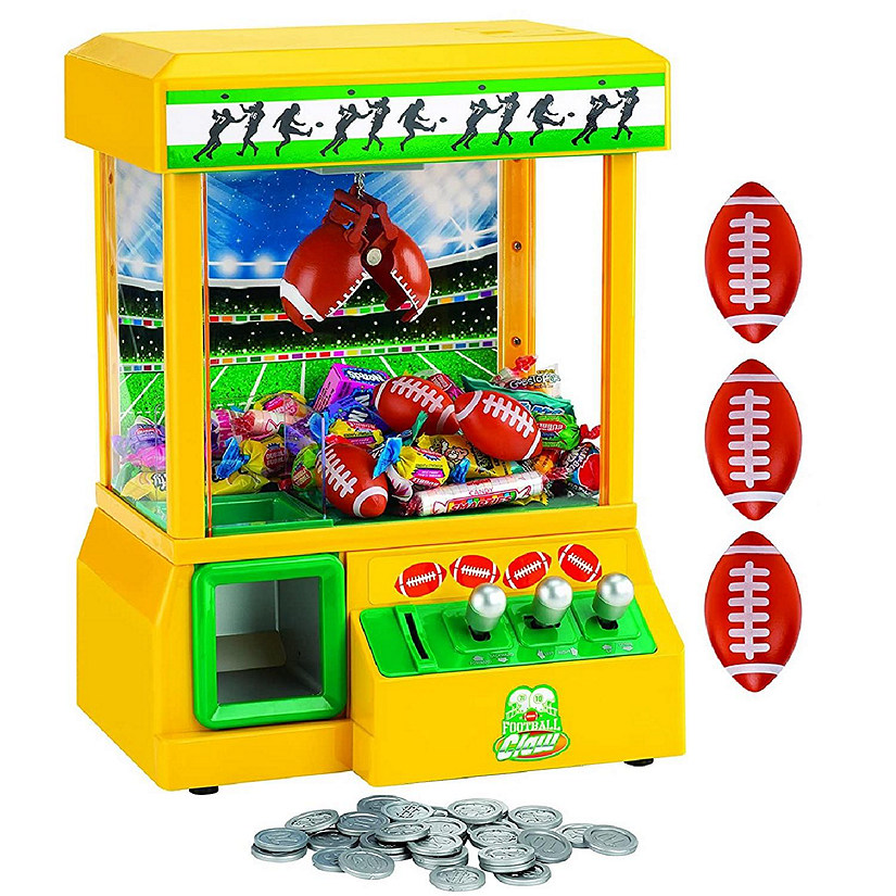 KOVOT Mini Arcade Claw Grabber Machine 3 Footballs Included Image