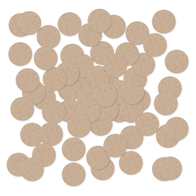 Kraft Brown Confetti 180-Pack Image