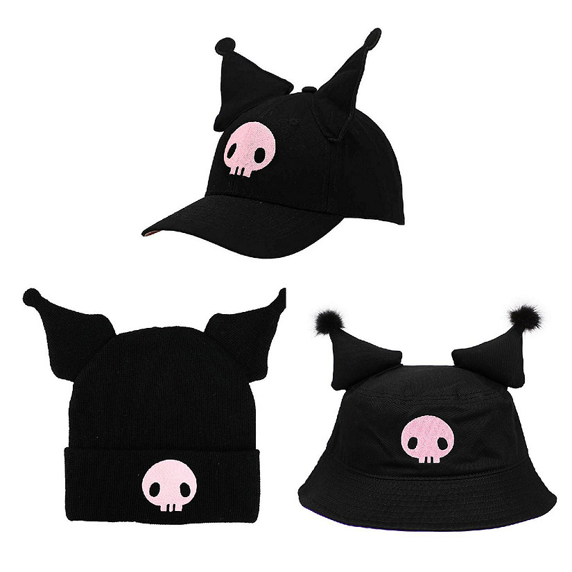 Kuromi 3-Pack Cosplay Hat Combo Set Image