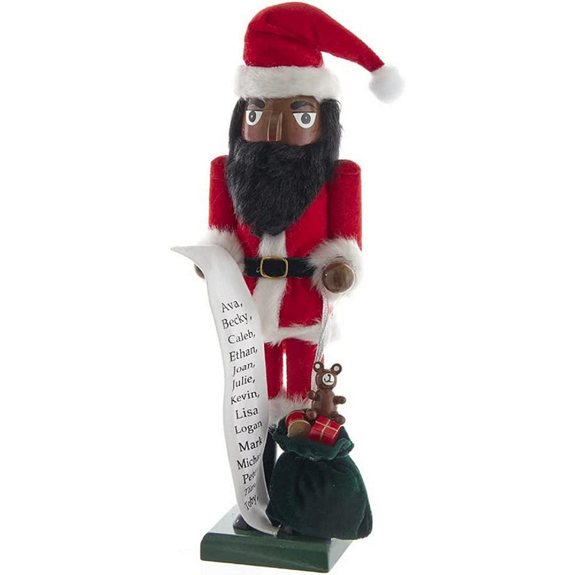 Kurt Adler African American Santa Nutcracker, 15 inches Oriental Trading