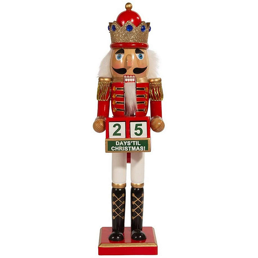 Kurt Adler C5935 Nutcracker King With Calendar, 15inches Oriental