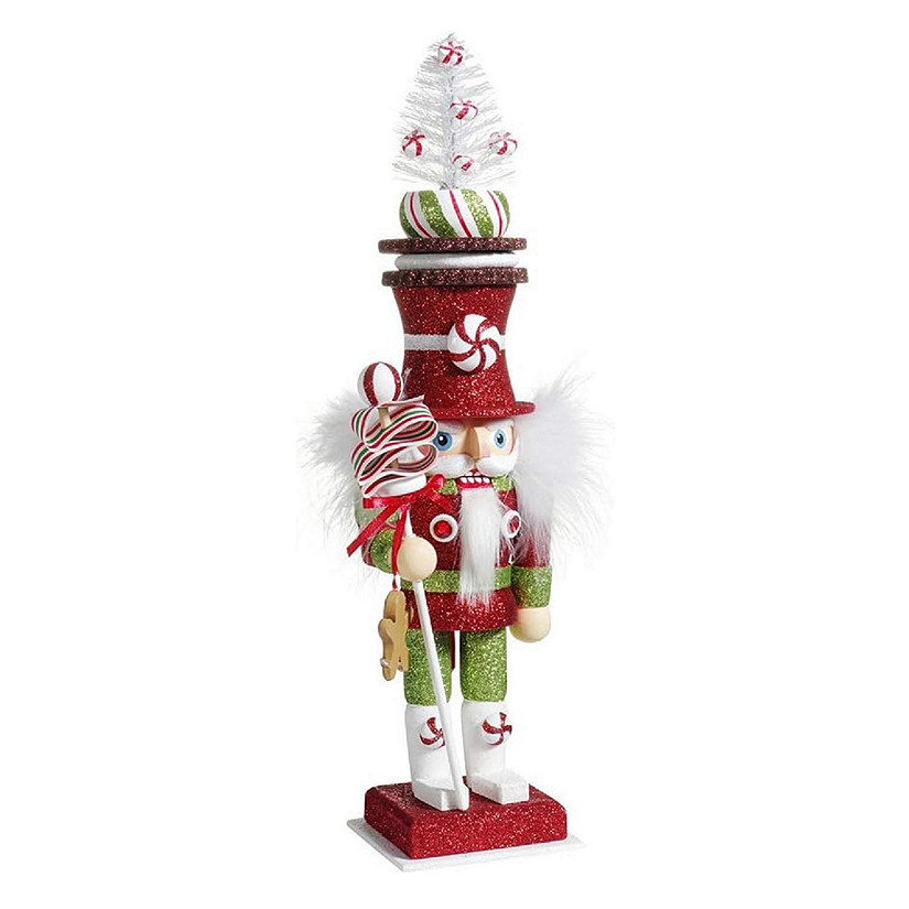 Kurt Adler Hollywood Nutcracker, Candy Soldier, 13.5in Image
