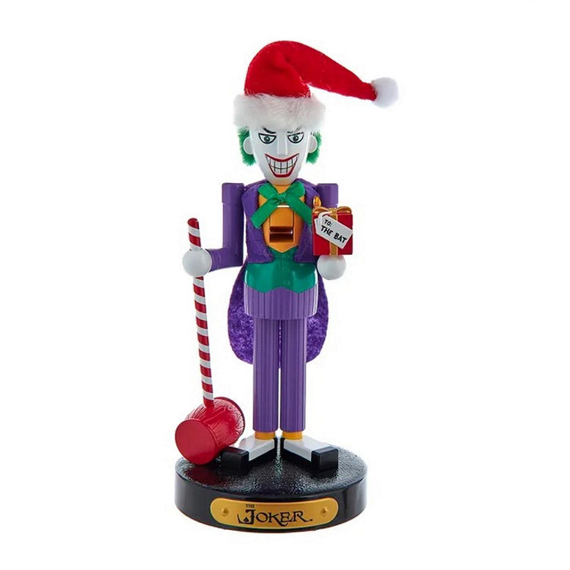 Kurt Adler Officially Licensed DC Comics Resin Joker Nutcracker, 10 Inches Image