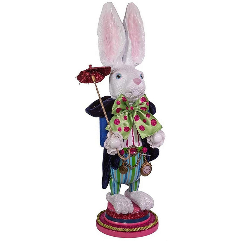 Kurt S. Adler Hollywood White Rabbit Nutcracker, 18 Image