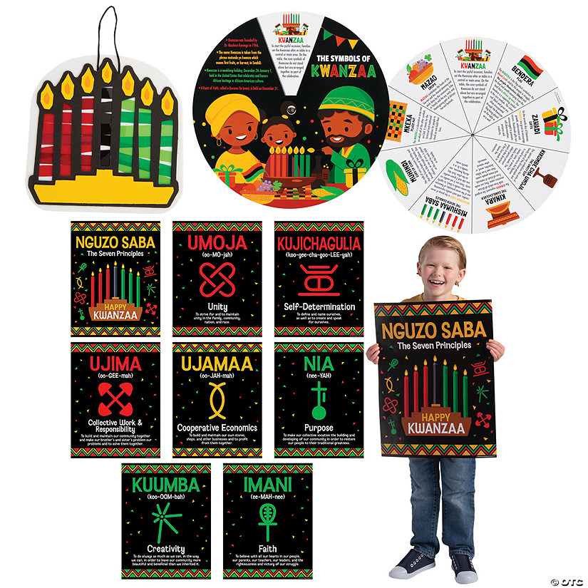 Kwanzaa Classroom Learning Kit 56 Pc.