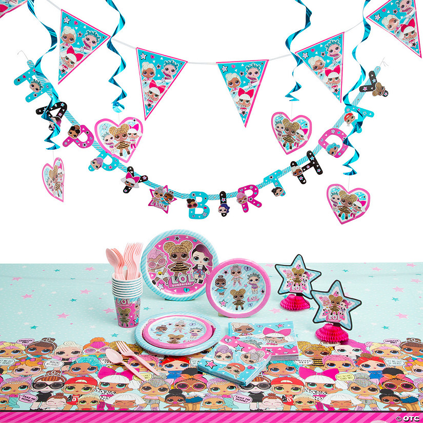L.O.L. Surprise!&#8482; Birthday Party Tableware Kit for 8 Guests Image