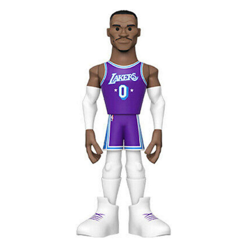 LA Lakers NBA Funko Gold 5 Inch Vinyl Figure  Russell Westbrook CHASE Image