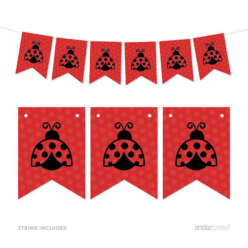 Ladybug Banner - 4 x 5.5 Inch Image