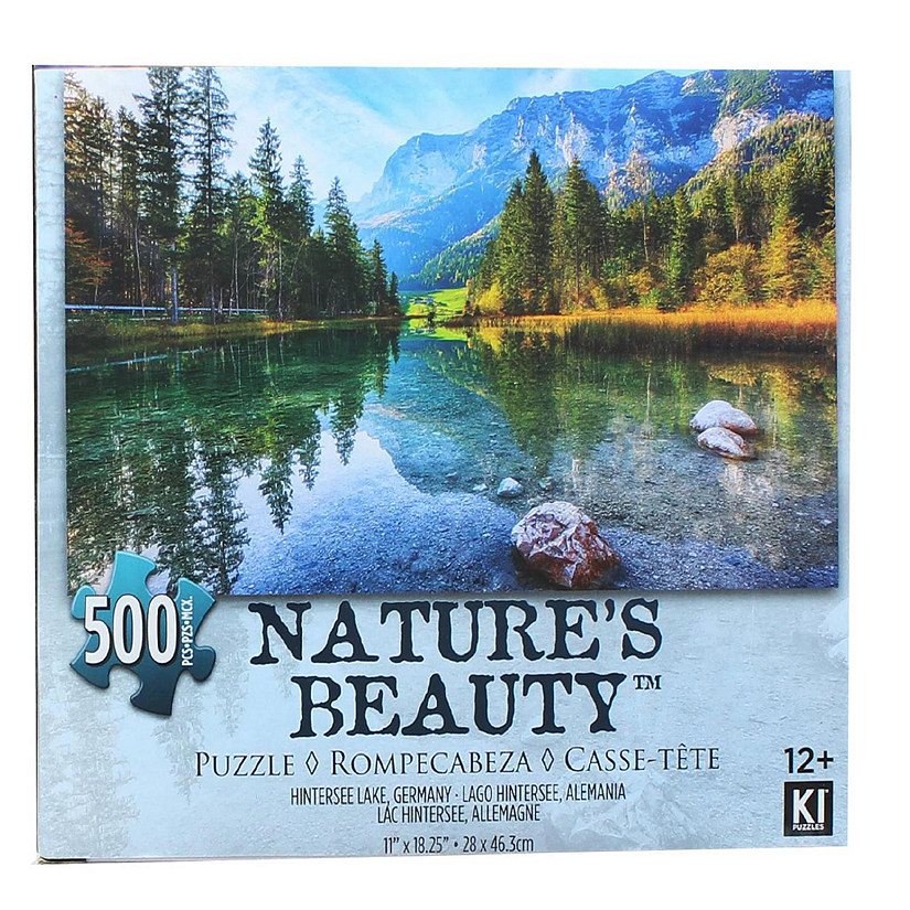 Lake 500 Piece Natures Beauty Jigsaw Puzzle Image