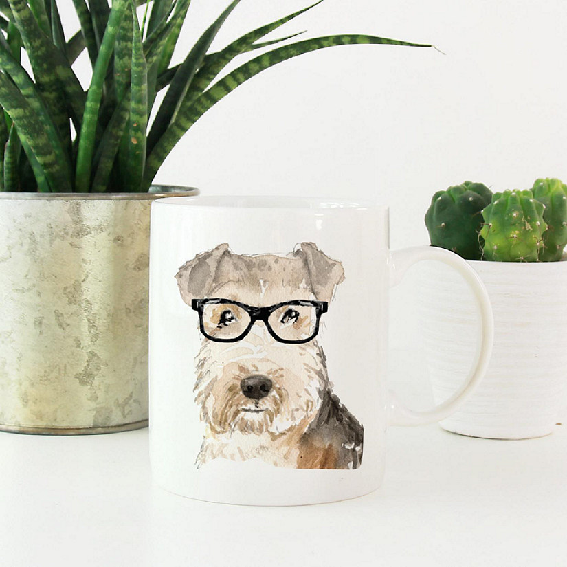 Lakeland Terrier Glasses Ceramic Mug Image