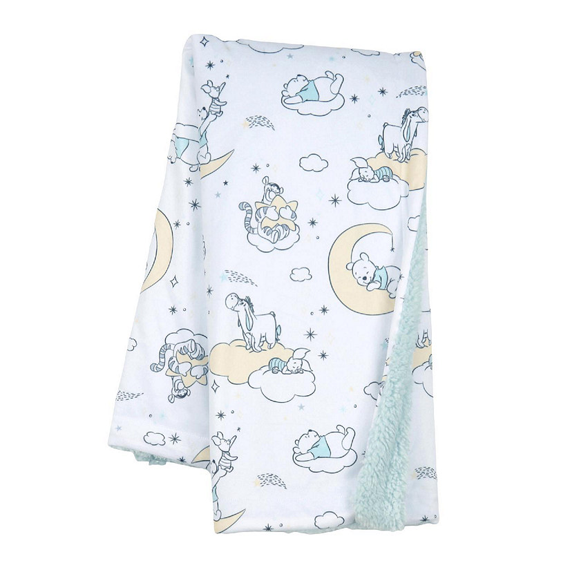 Lambs & Ivy Disney Baby Cozy Friends Winnie the Pooh Fleece Baby Blanket Image