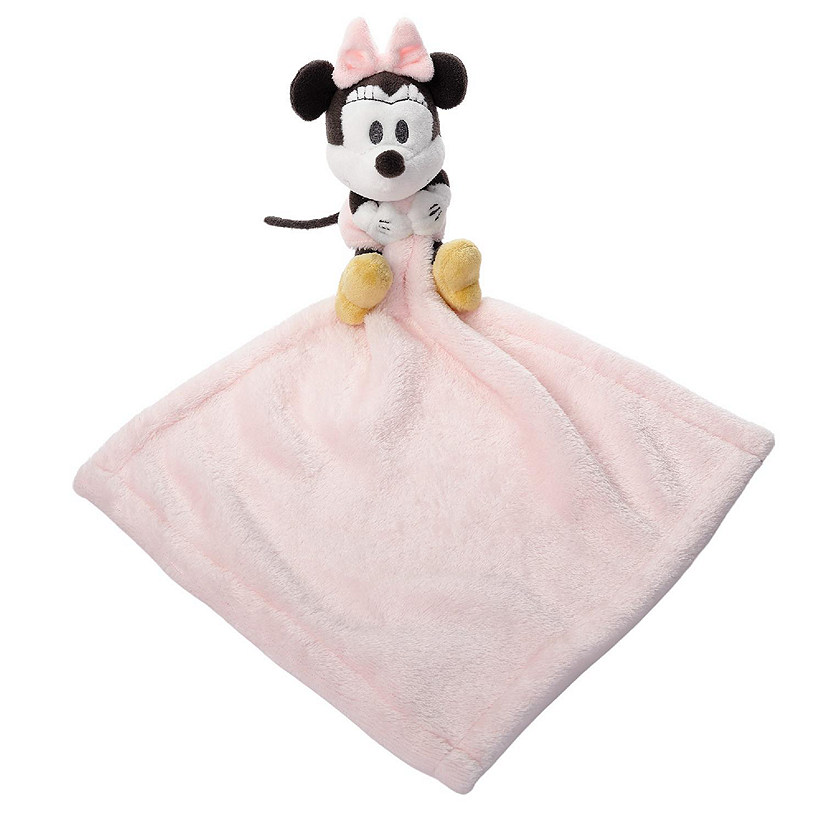 Lambs & Ivy Disney Baby Little Minnie Mouse Pink Lovey Plush Security Blanket Image