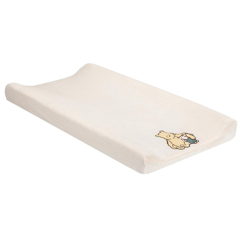 Lambs & Ivy Disney Baby Storytime Pooh Soft Creamy White Changing Pad Cover Image