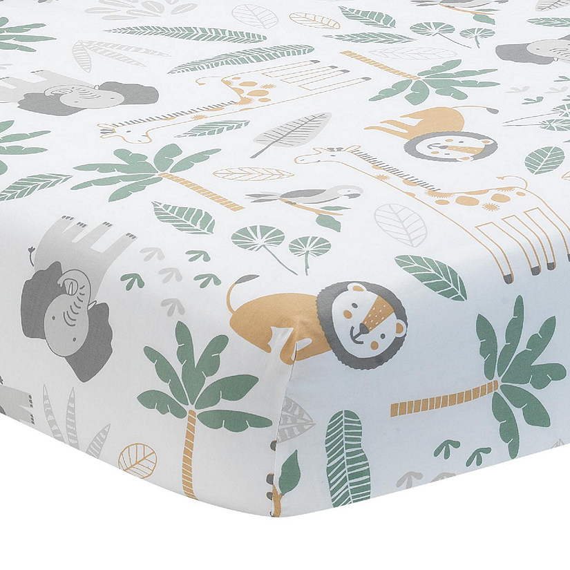 safari crib fitted sheet