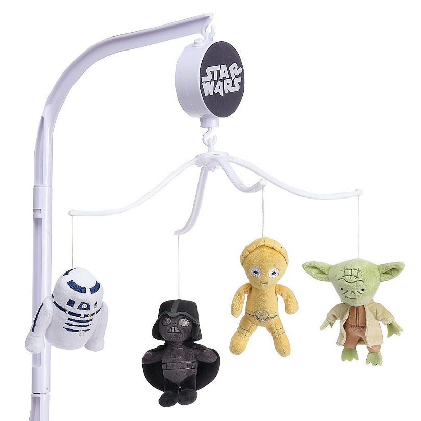 Lambs & Ivy Star Wars Classic Musical Baby Crib Mobile Soother Toy Image