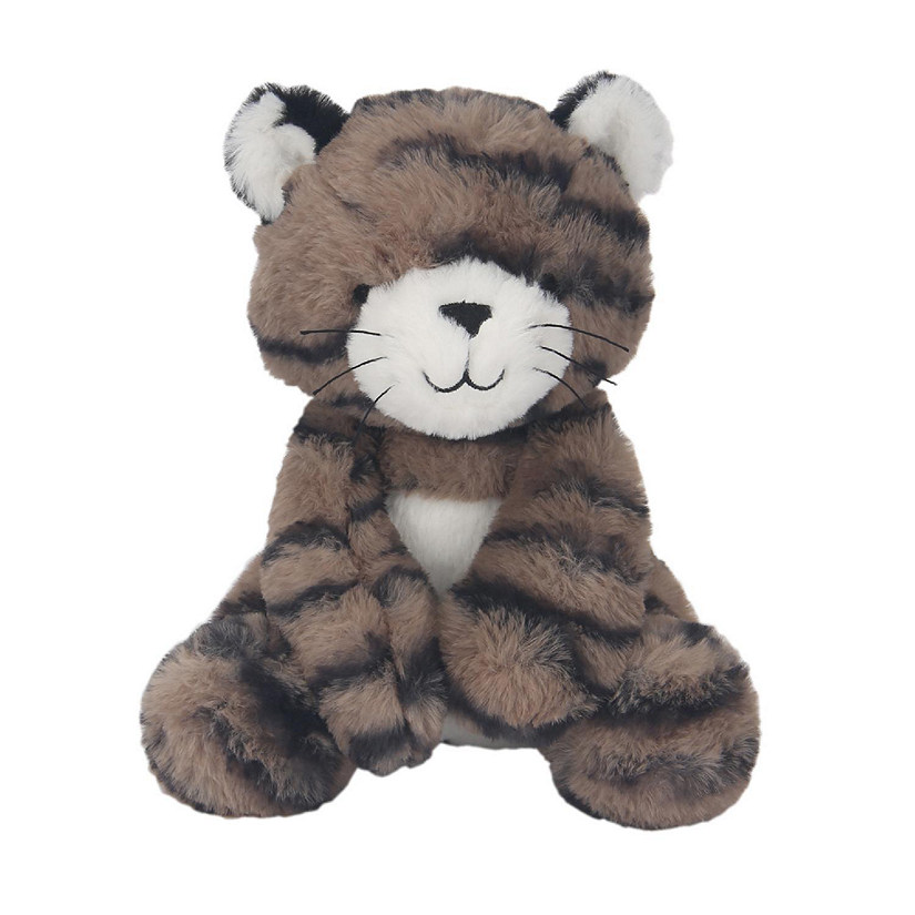 Lambs & Ivy Urban Jungle Brown Tiger Stuffed Animal Toy - Tony Image