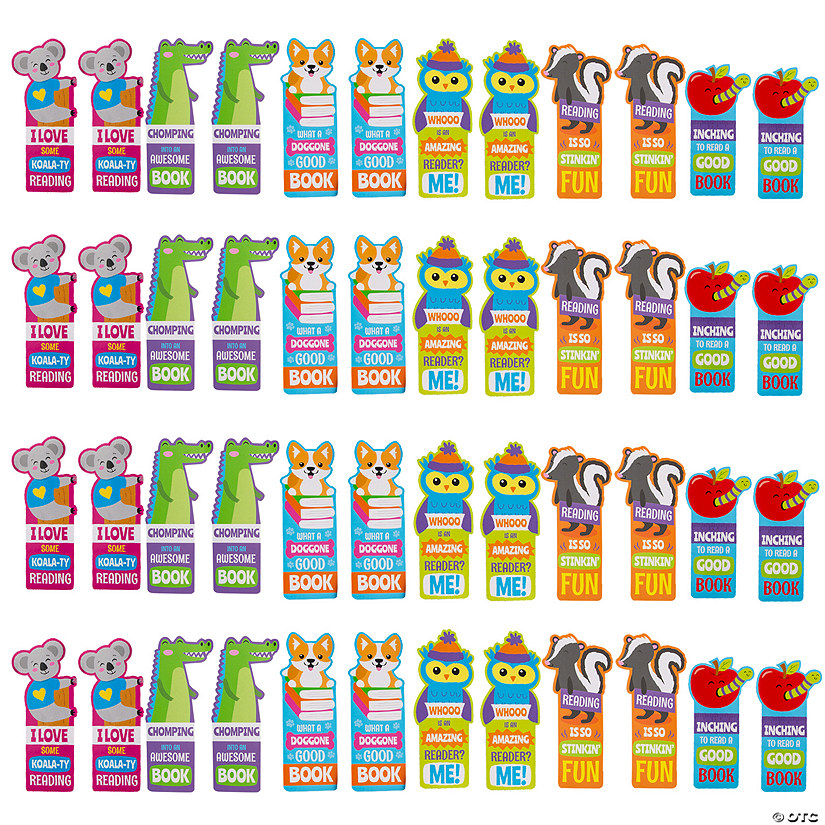 Laminated I Love Reading Bookmarks