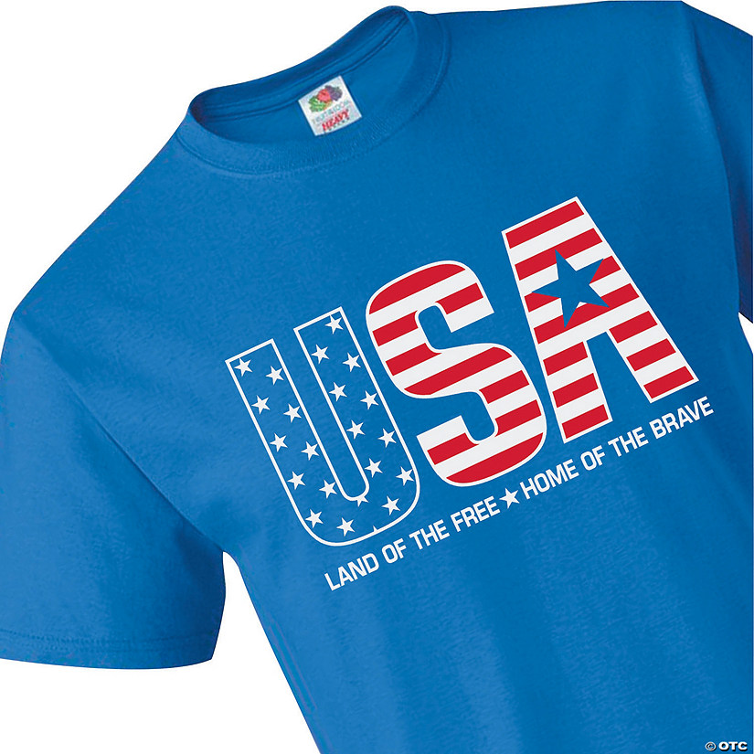 Land of the Free Adult&#39;s T-Shirt Image