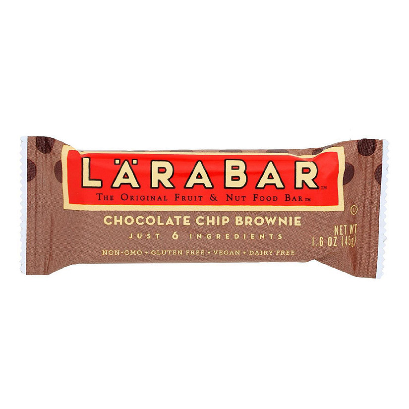 LaraBar - Chocolate Chip Brownie - Case of 16 - 1.6 oz Image