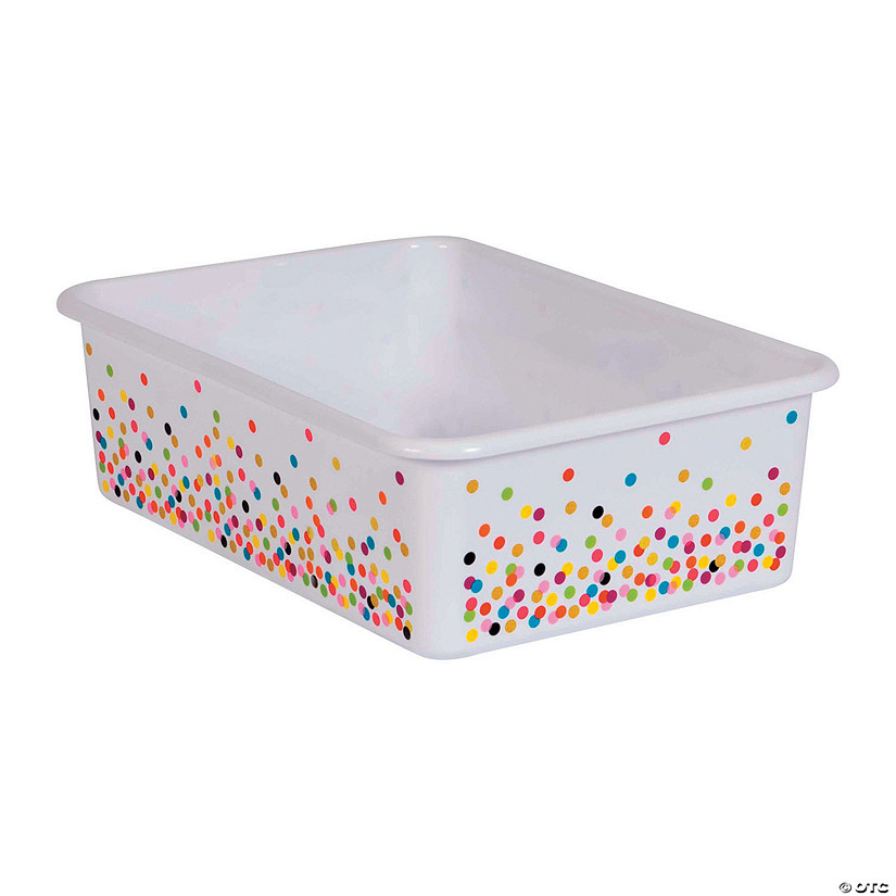 Large Confetti Storage Bin Oriental Trading