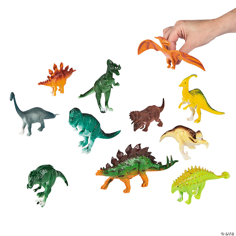 Large Dino-Mite Dinosaurs - 12 Pc. Image