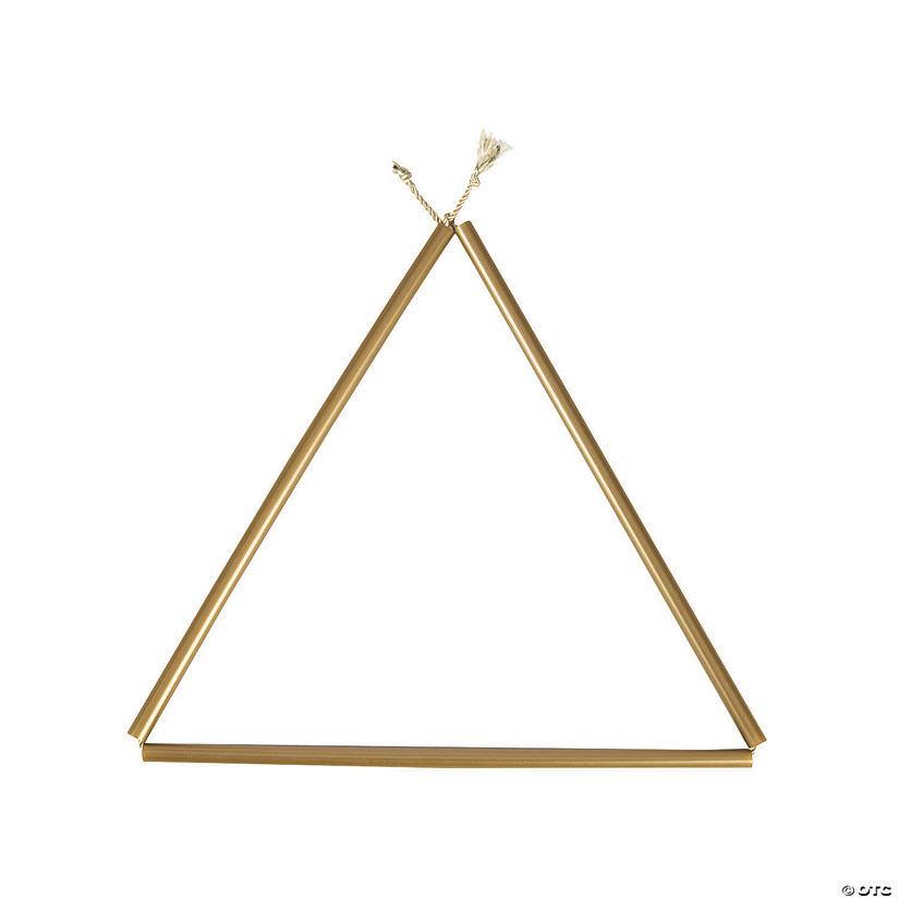 Large Geometric Triangle Hanging Decorations - 3 Pc. Image
