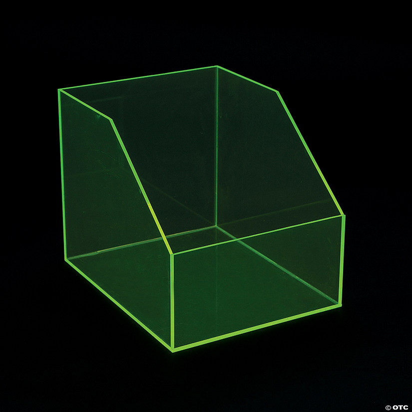 Large Glow Edge Acrylic Bins - 8 Pc. Image