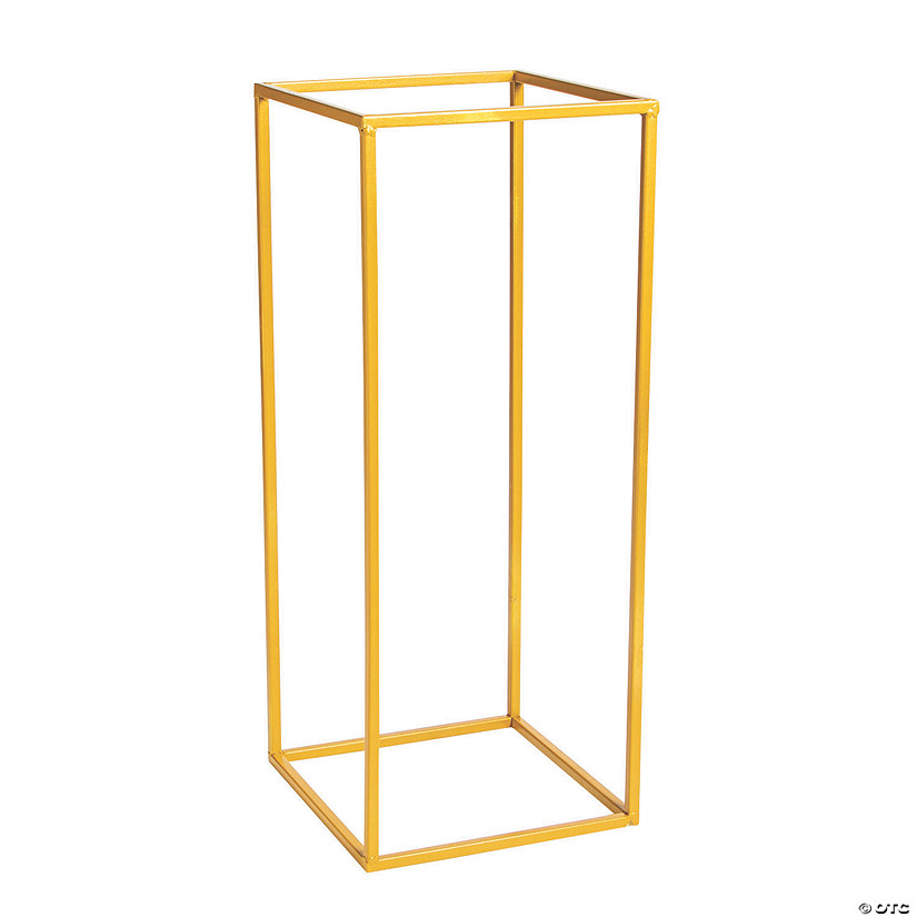 Large Gold Geometric Stand Image